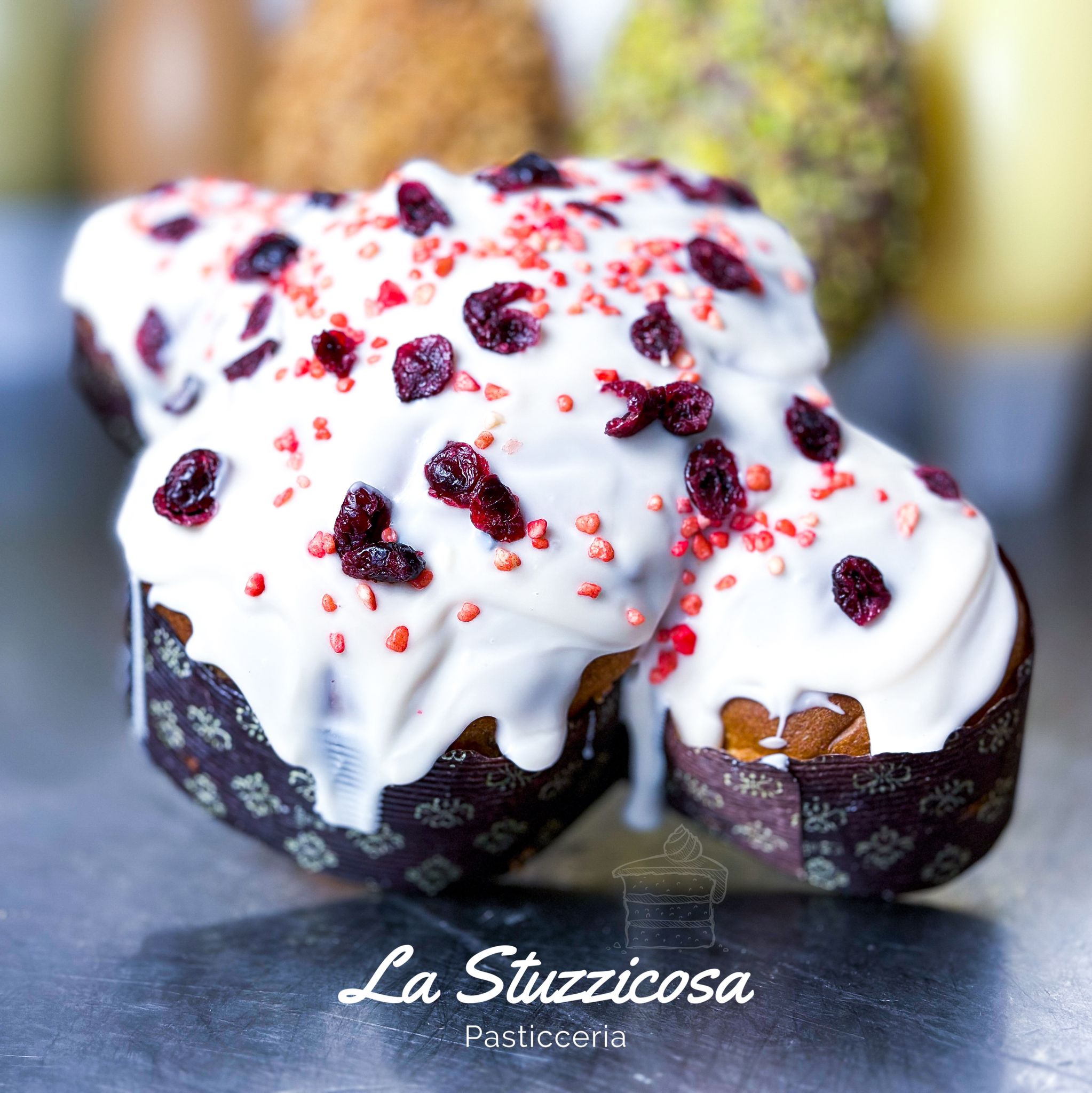 Panettoni e Colombe ARTIGIANALI da 1 kg farciti con vari gusti -  2 confezioni da 1 kg